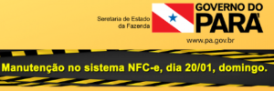 Parada ambiente NFC-e dia 20/01 - SEFA PA